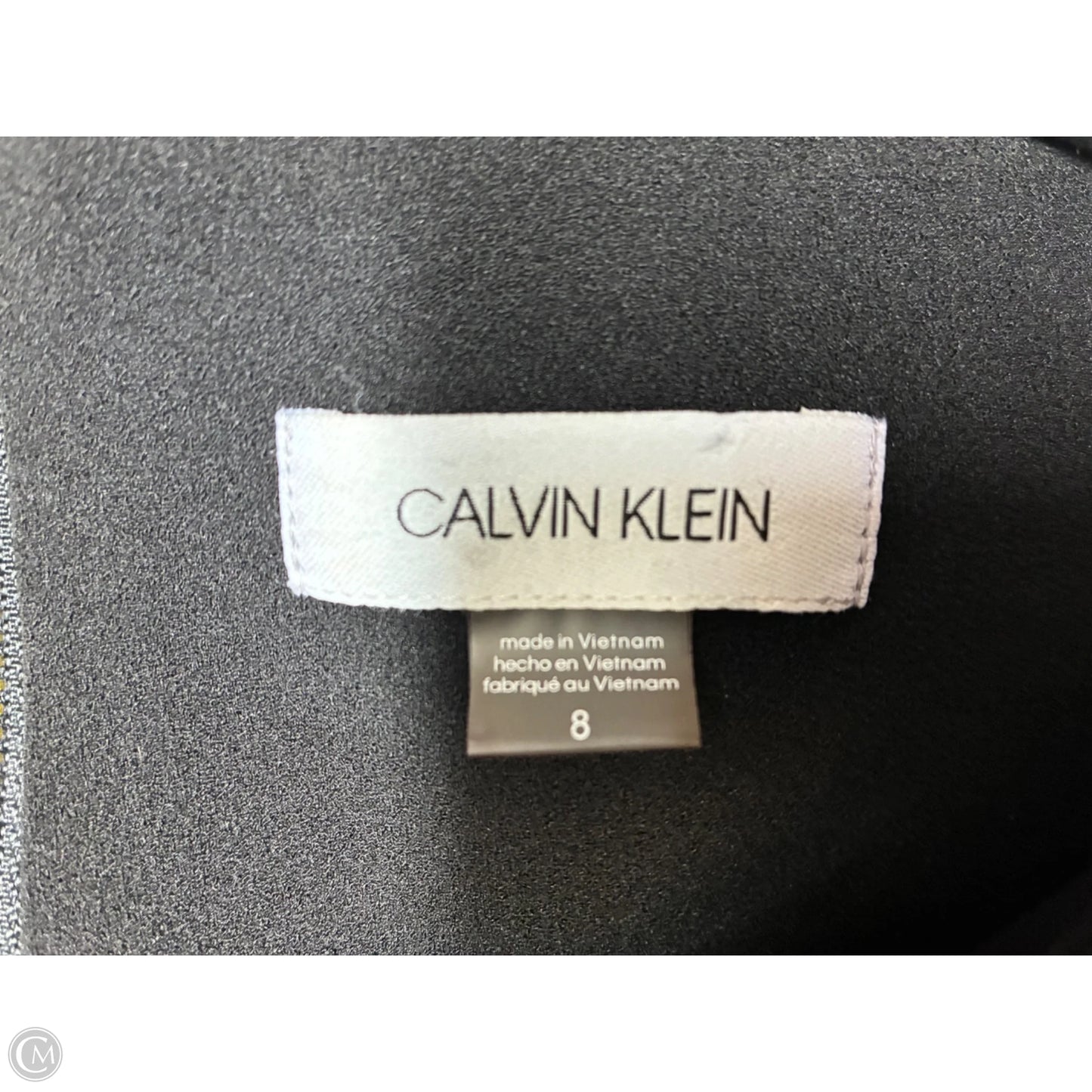 Dress Party Midi By Calvin Klein In Black, Size: M