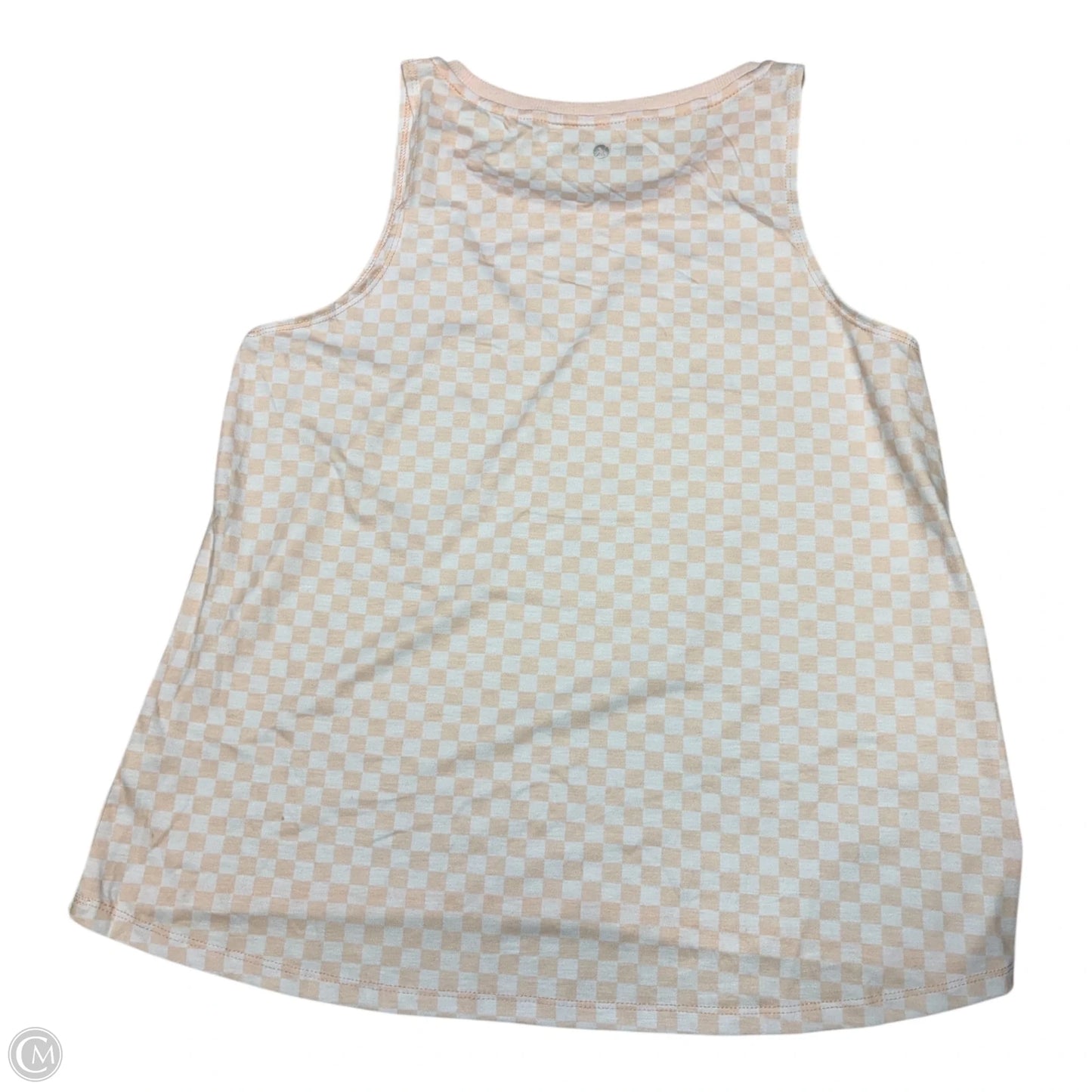 Athletic Tank Top By Xersion In Pink & White, Size: M
