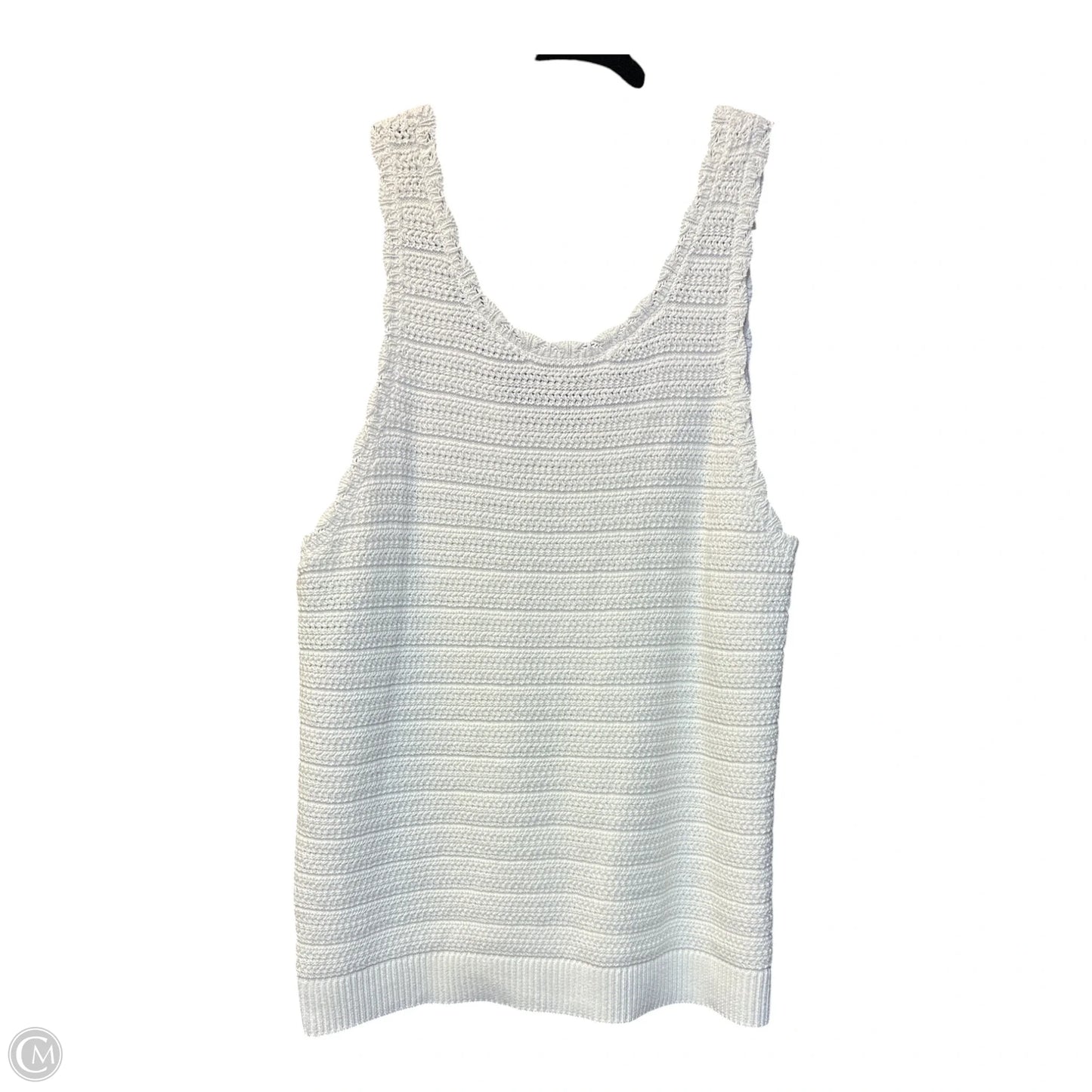 Top Sleeveless By Loft In White, Size: Xl