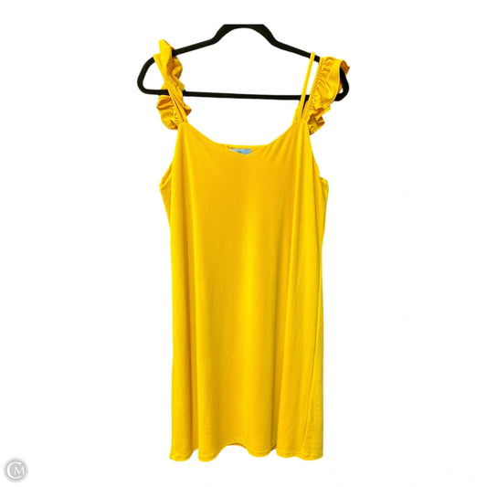 Dress Casual Short By Cece In Yellow, Size: M