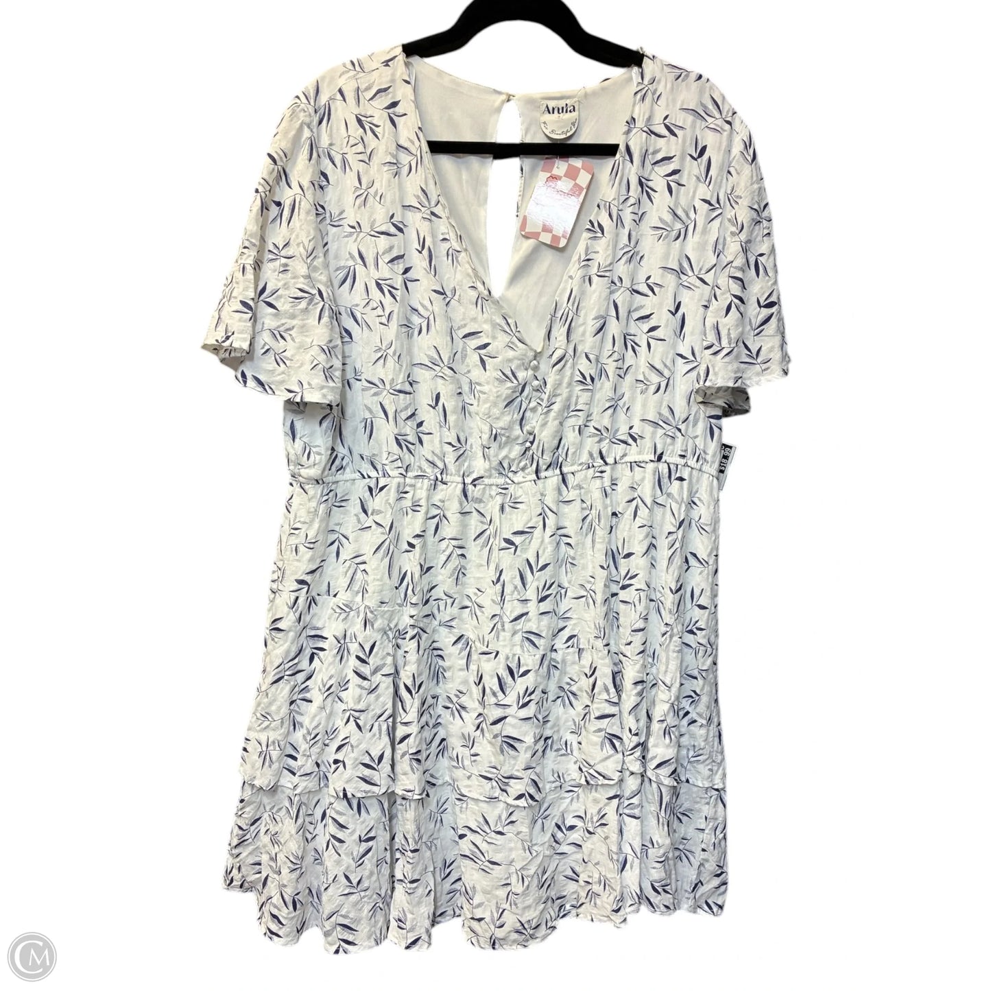 Dress Casual Maxi By Arula In White, Size: Xxl