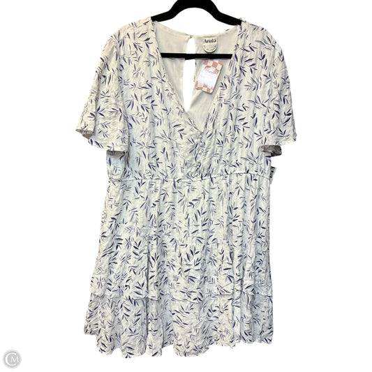 Dress Casual Maxi By Arula In White, Size: Xxl