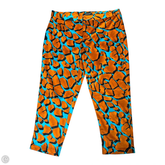 Pants Linen By Ashley Stewart In Orange, Size: 24