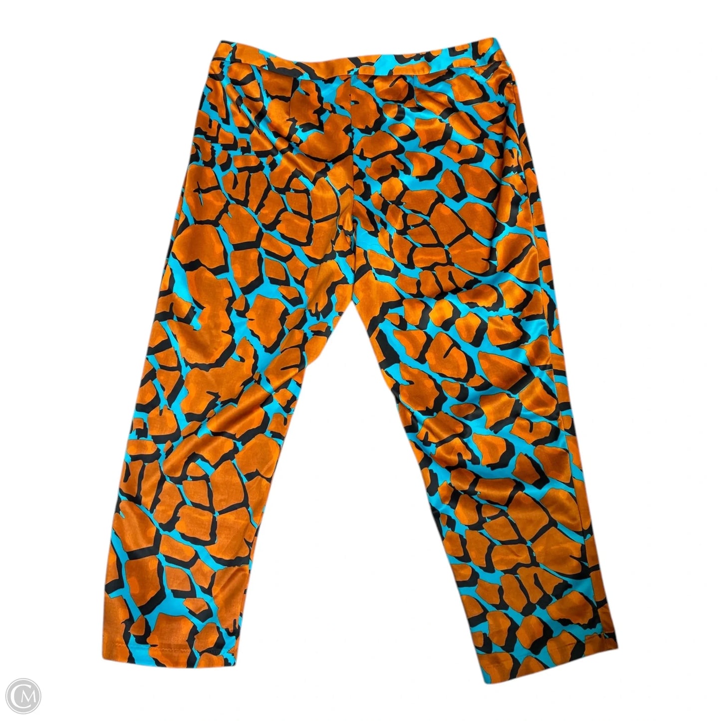 Pants Linen By Ashley Stewart In Orange, Size: 24