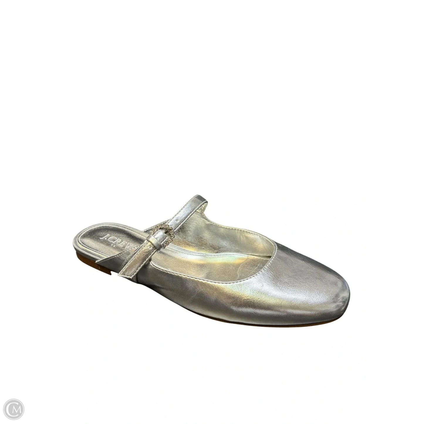 Sandals Flats By J. Crew In Silver, Size: 7.5