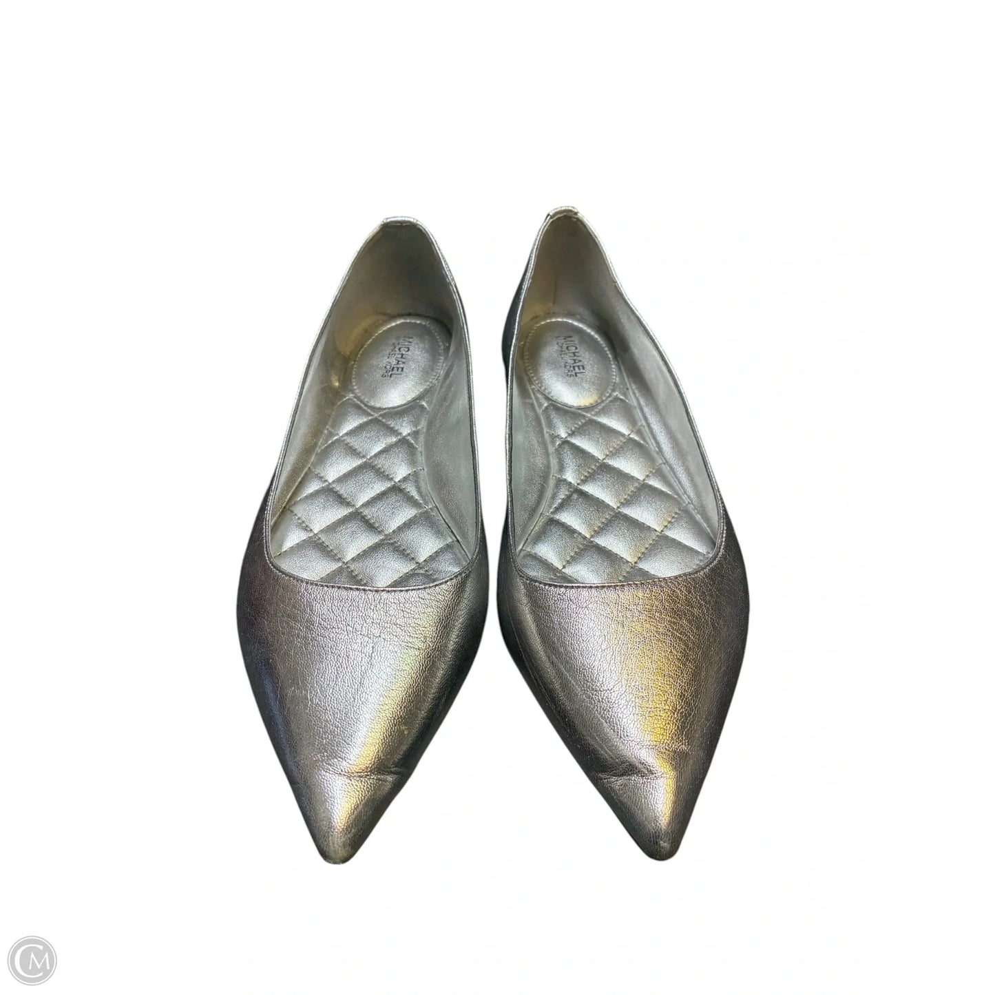 Shoes Flats By Michael By Michael Kors In Silver, Size: 9