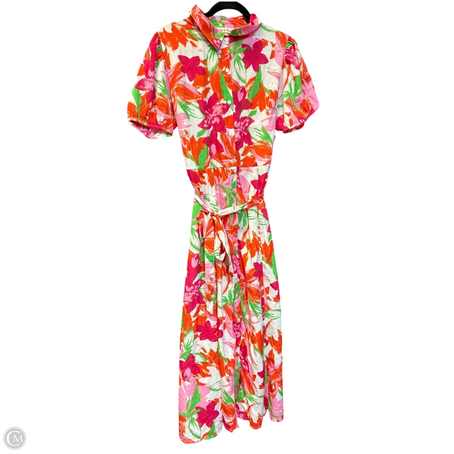 Dress Casual Maxi By Cmf In Floral Print, Size: L