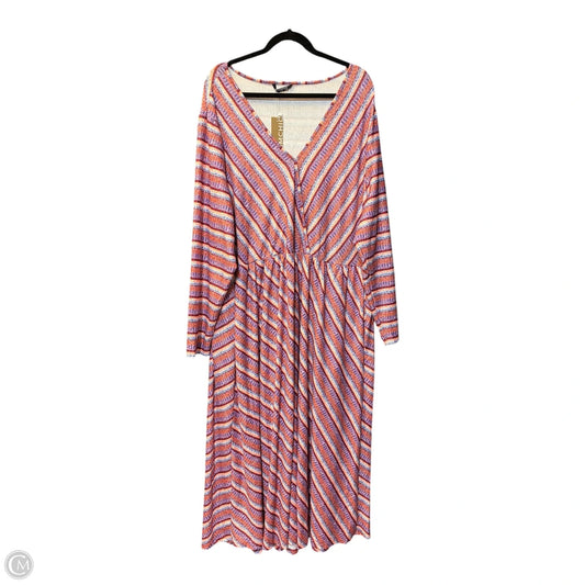 Dress Casual Maxi By Bloomchic In Striped Pattern, Size: 3x