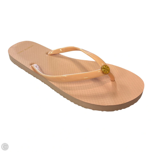 Sandals Designer By Tory Burch In Peach, Size: 11