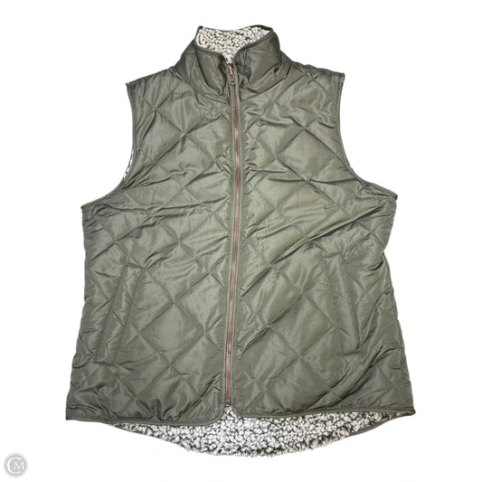Vest Puffer & Quilted By Clothes Mentor In Green, Size: M