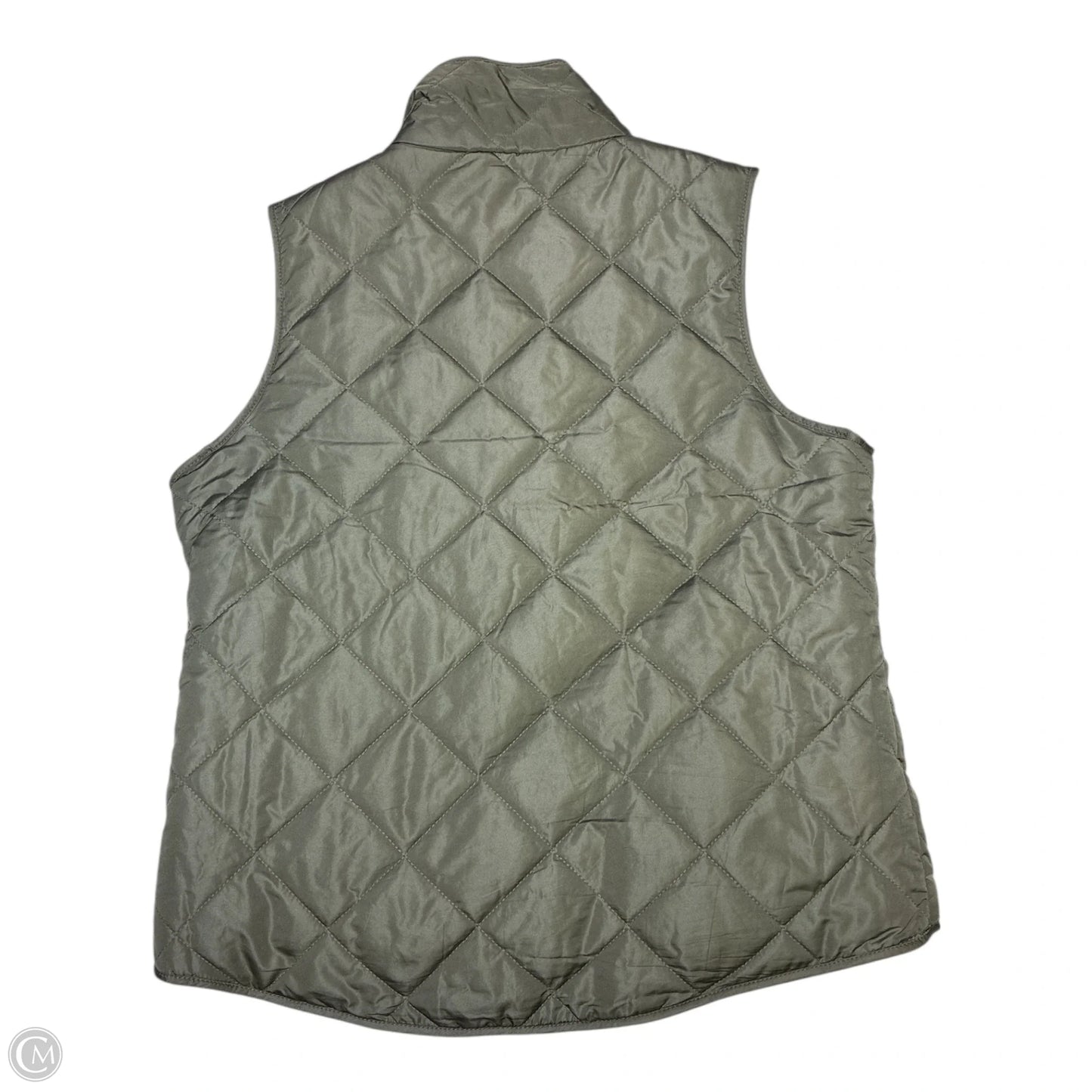 Vest Puffer & Quilted By Clothes Mentor In Green, Size: M