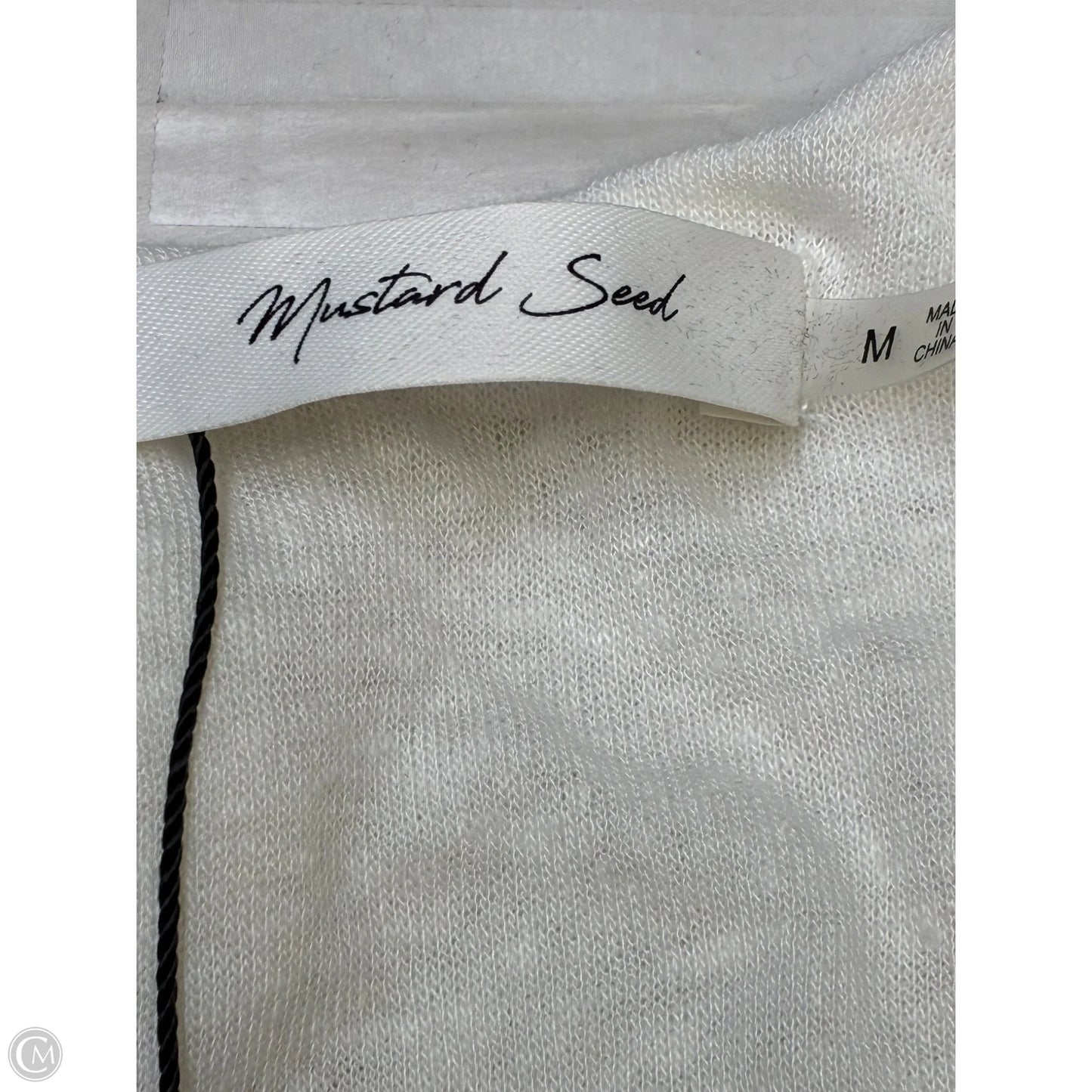 Top Sleeveless By Mustard Seed In Cream, Size: M