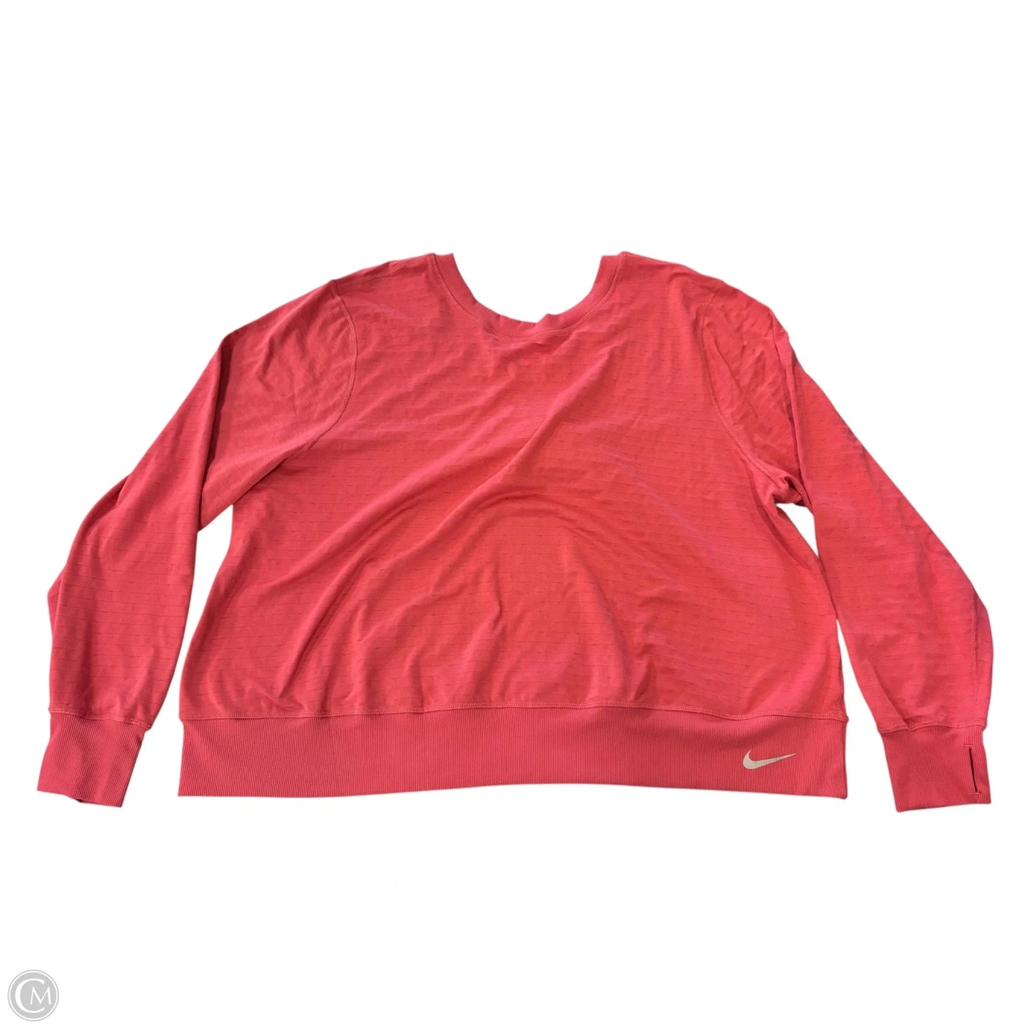 Sweatshirt Crewneck By Nike In Coral, Size: 2x