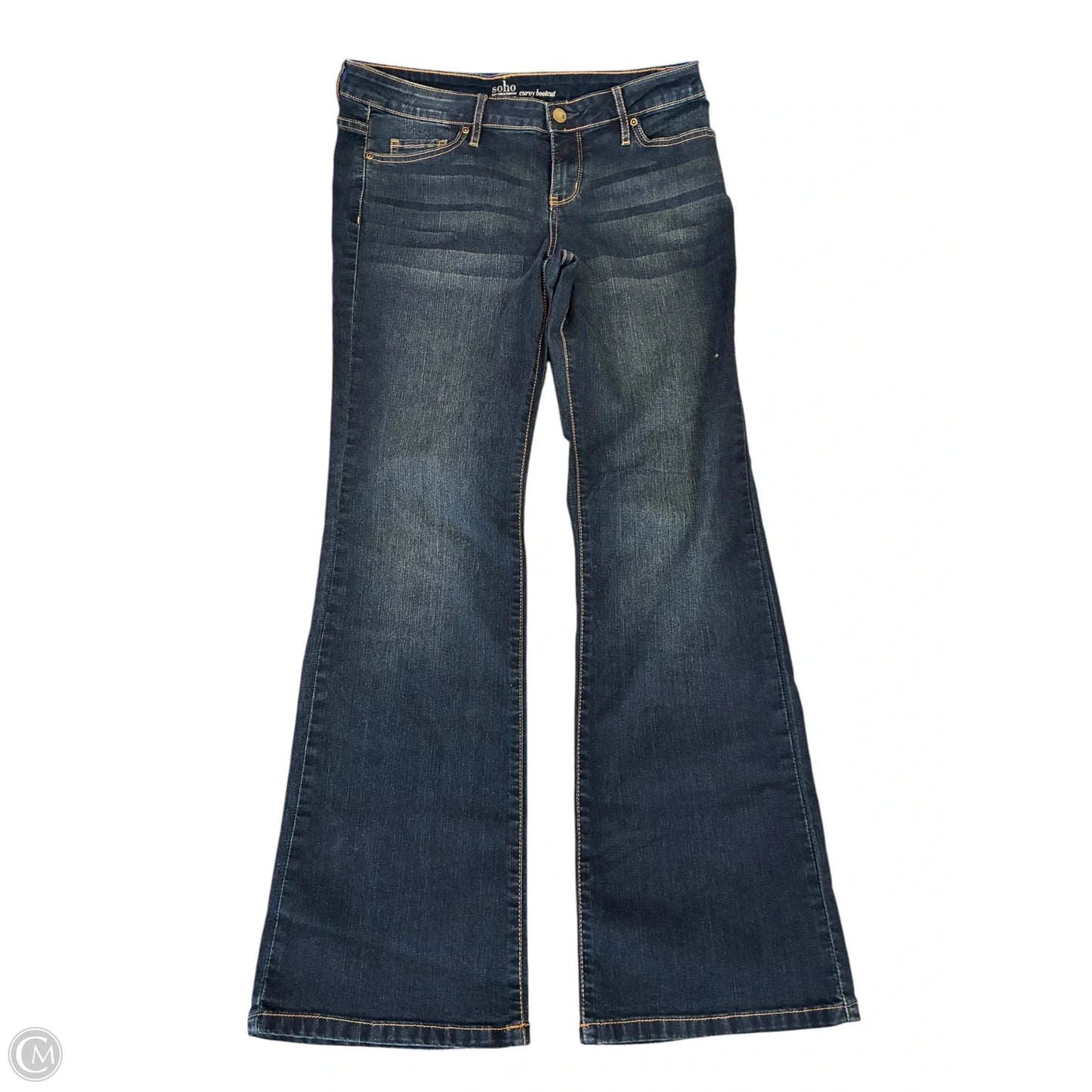 Jeans Boot Cut By New York And Co In Blue Denim, Size: 12