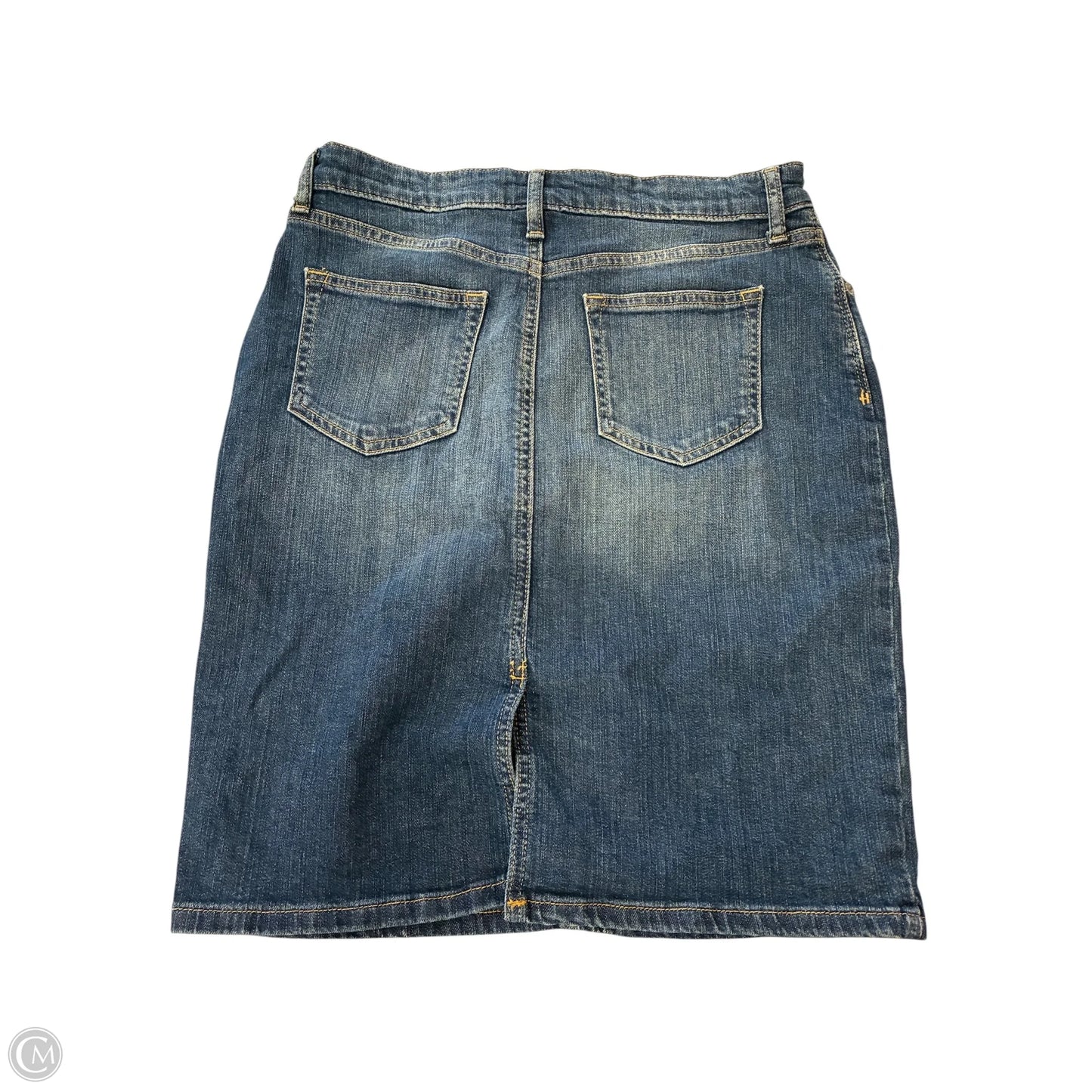 Skirt Maxi By Banana Republic In Blue Denim, Size: 6
