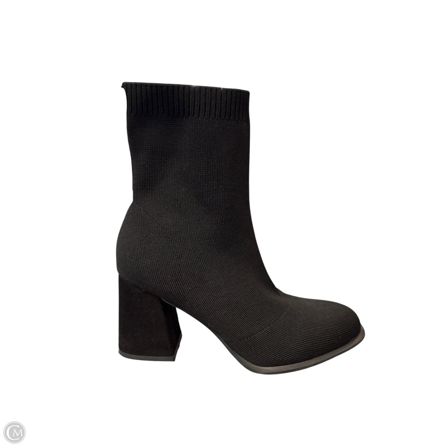 Boots Ankle Heels By Mia In Black, Size: 8