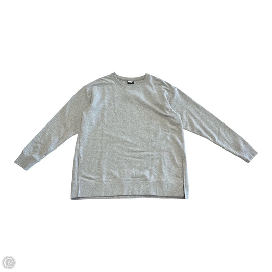 Sweatshirt Crewneck By Eddie Bauer In Grey, Size: M
