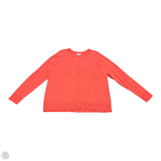 Cardigan By Amazon Essentials In Coral, Size: Xxl