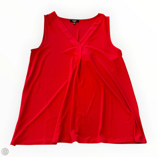 Top Sleeveless By Premise In Red, Size: M