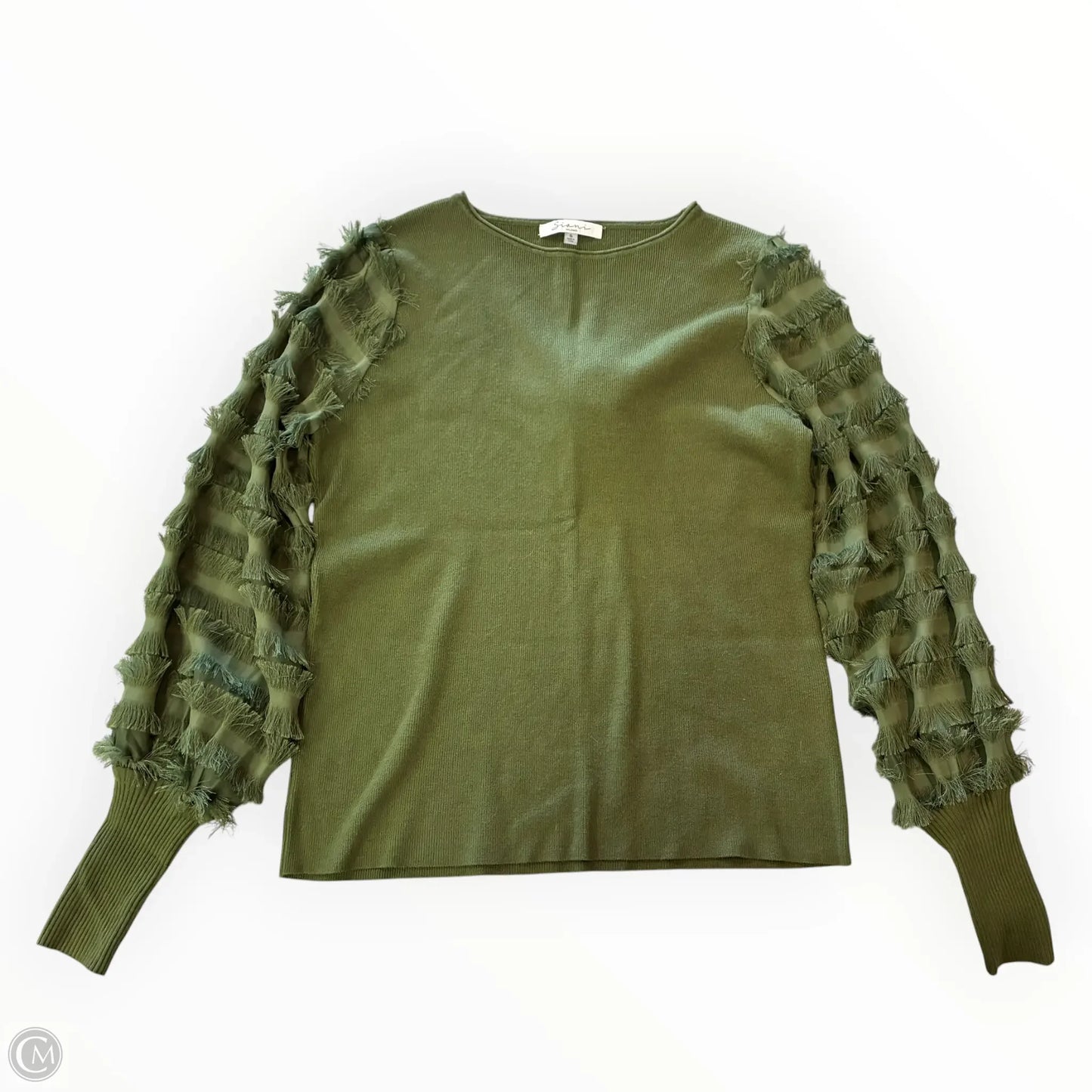 Sweater By Clothes Mentor In Green, Size: S
