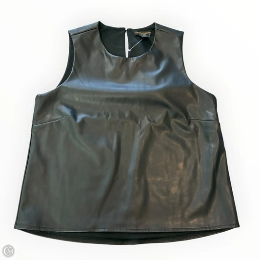 Top Sleeveless By Christian Siriano In Black, Size: M