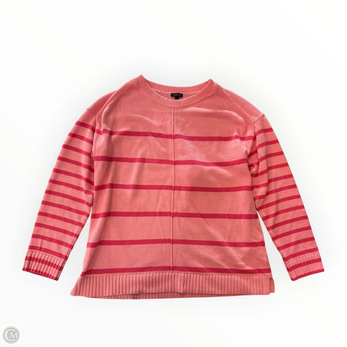 Sweater By Talbots In Pink, Size: L