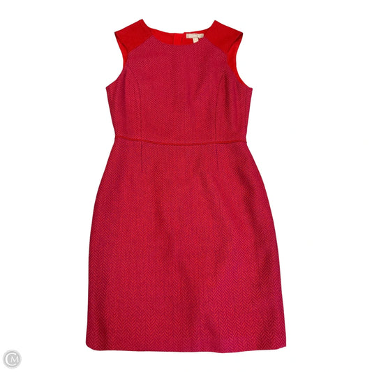 Dress Work By Banana Republic In Pink & Red, Size: L