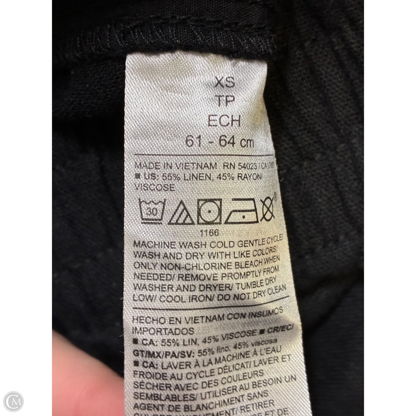 Pants Linen By Old Navy In Black, Size: Xs