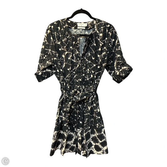 Dress Casual Short By Clothes Mentor In Black & Grey, Size: M