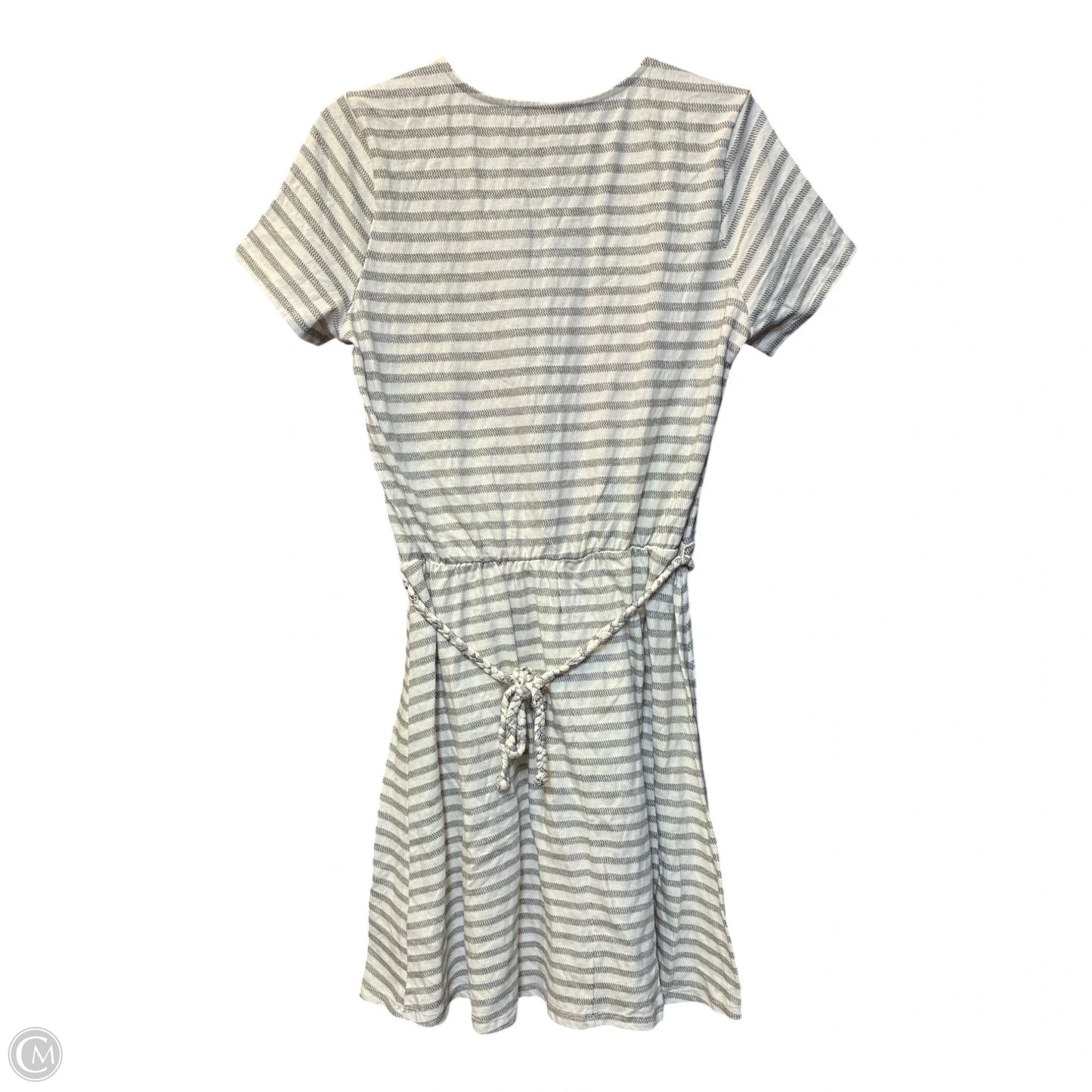 Dress Casual Short By Old Navy In Cream & Grey, Size: M