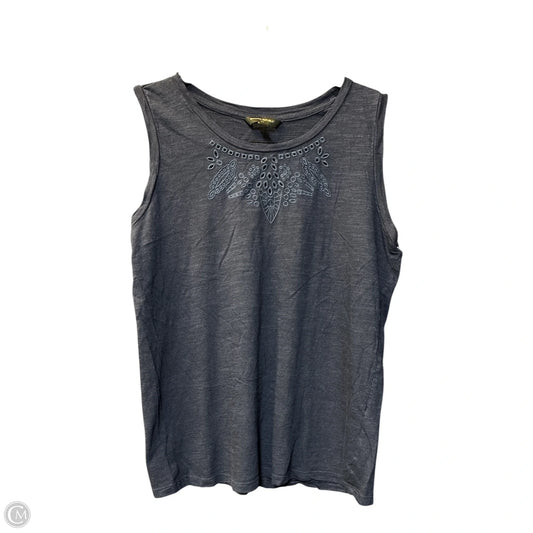 Top Sleeveless By Banana Republic In Blue, Size: M