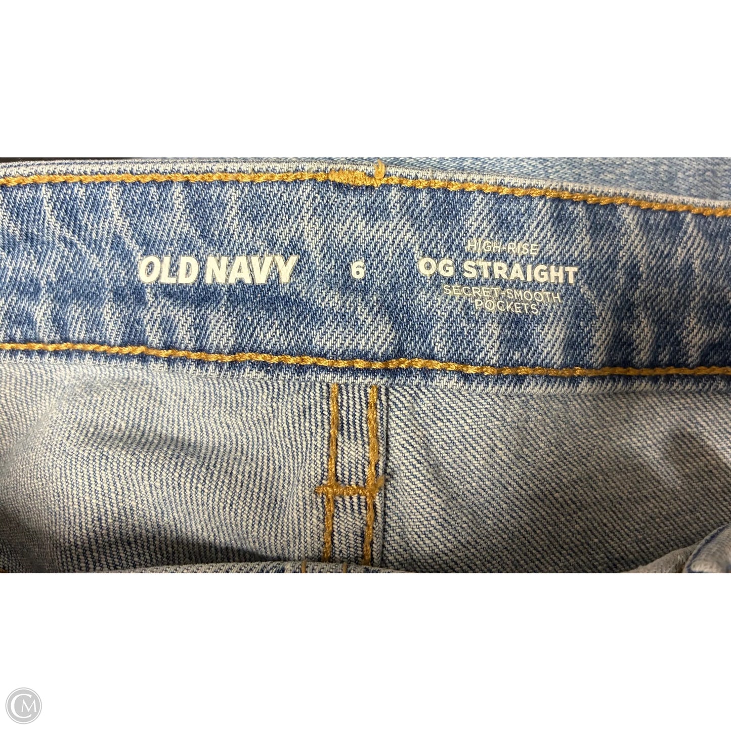 Jeans Straight By Old Navy In Blue Denim, Size: 6