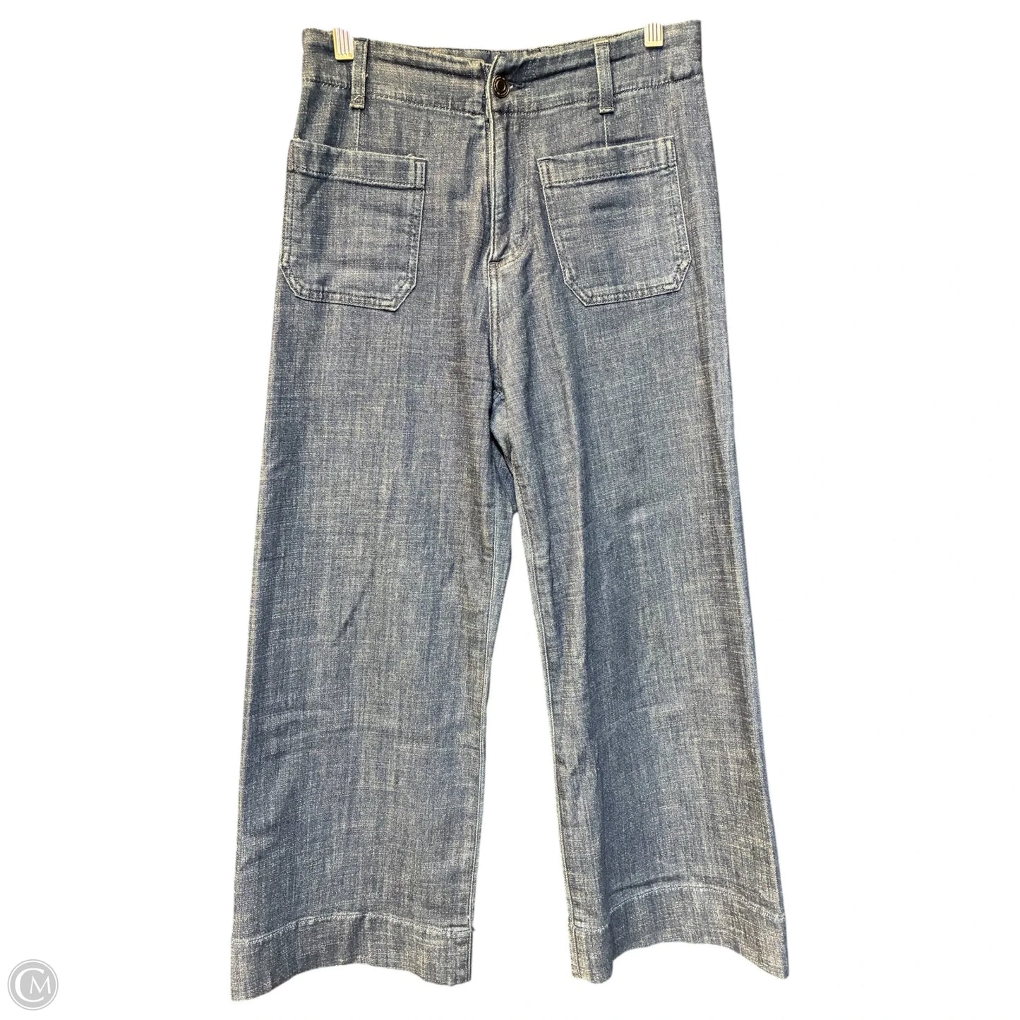 Jeans Wide Leg By Lc Lauren Conrad In Blue Denim, Size: 6