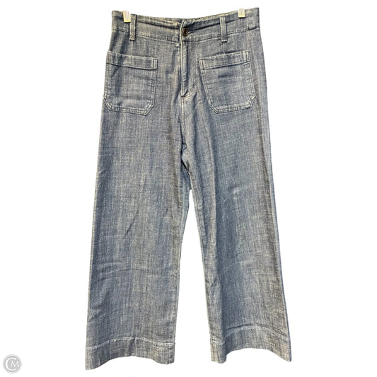 Jeans Wide Leg By Lc Lauren Conrad In Blue Denim, Size: 6