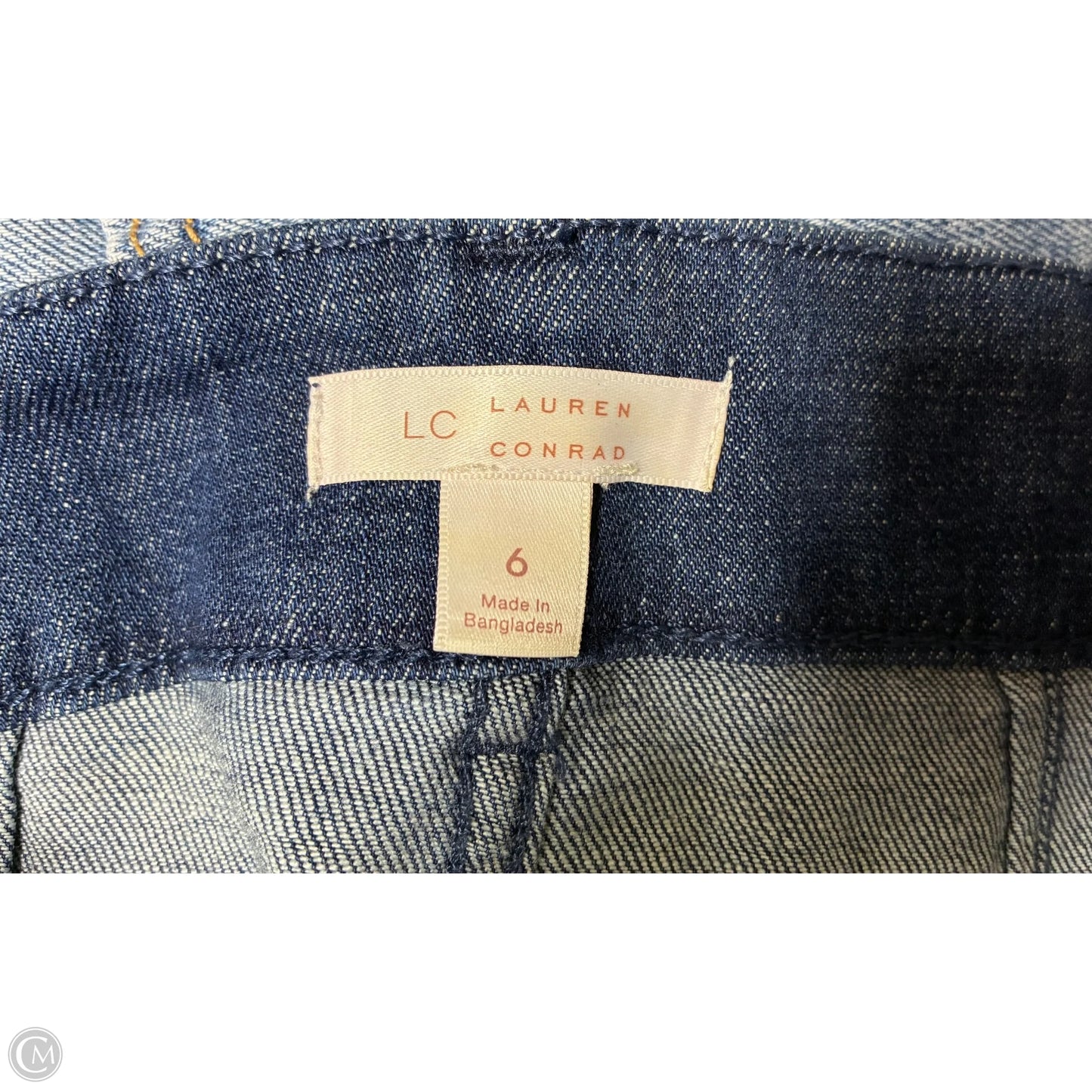 Jeans Wide Leg By Lc Lauren Conrad In Blue Denim, Size: 6