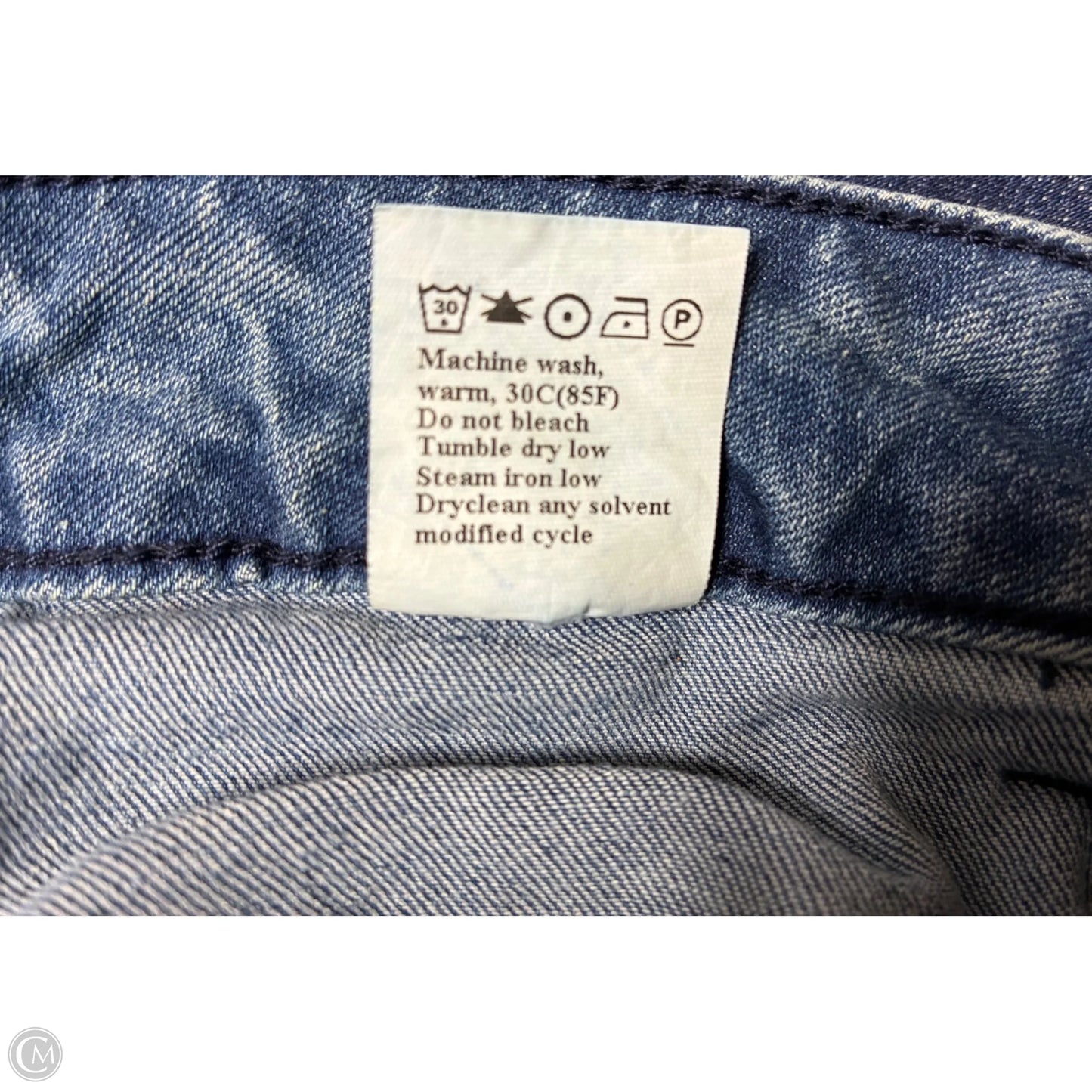 Jeans Straight By Cme In Blue Denim, Size: 6