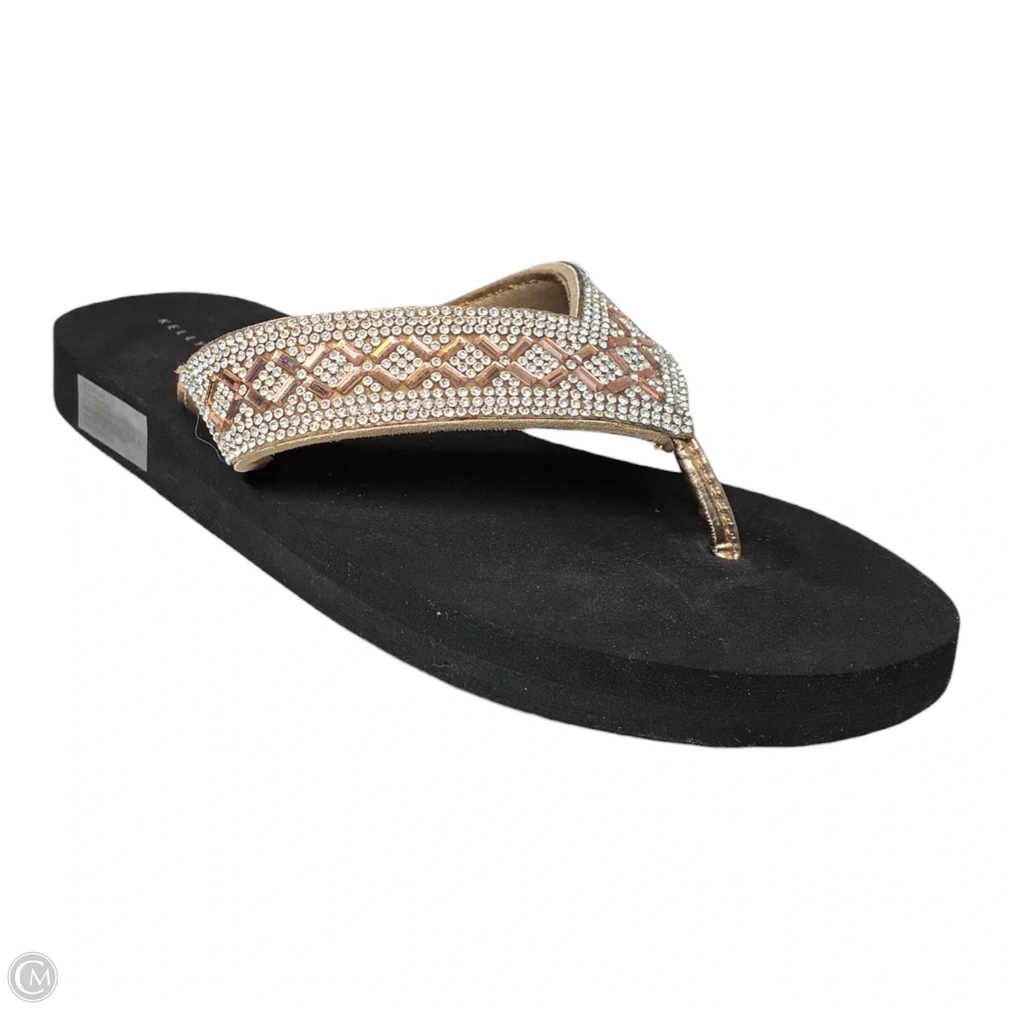 Sandals Flip Flops By Kelly And Katie In Beige, Size: 8