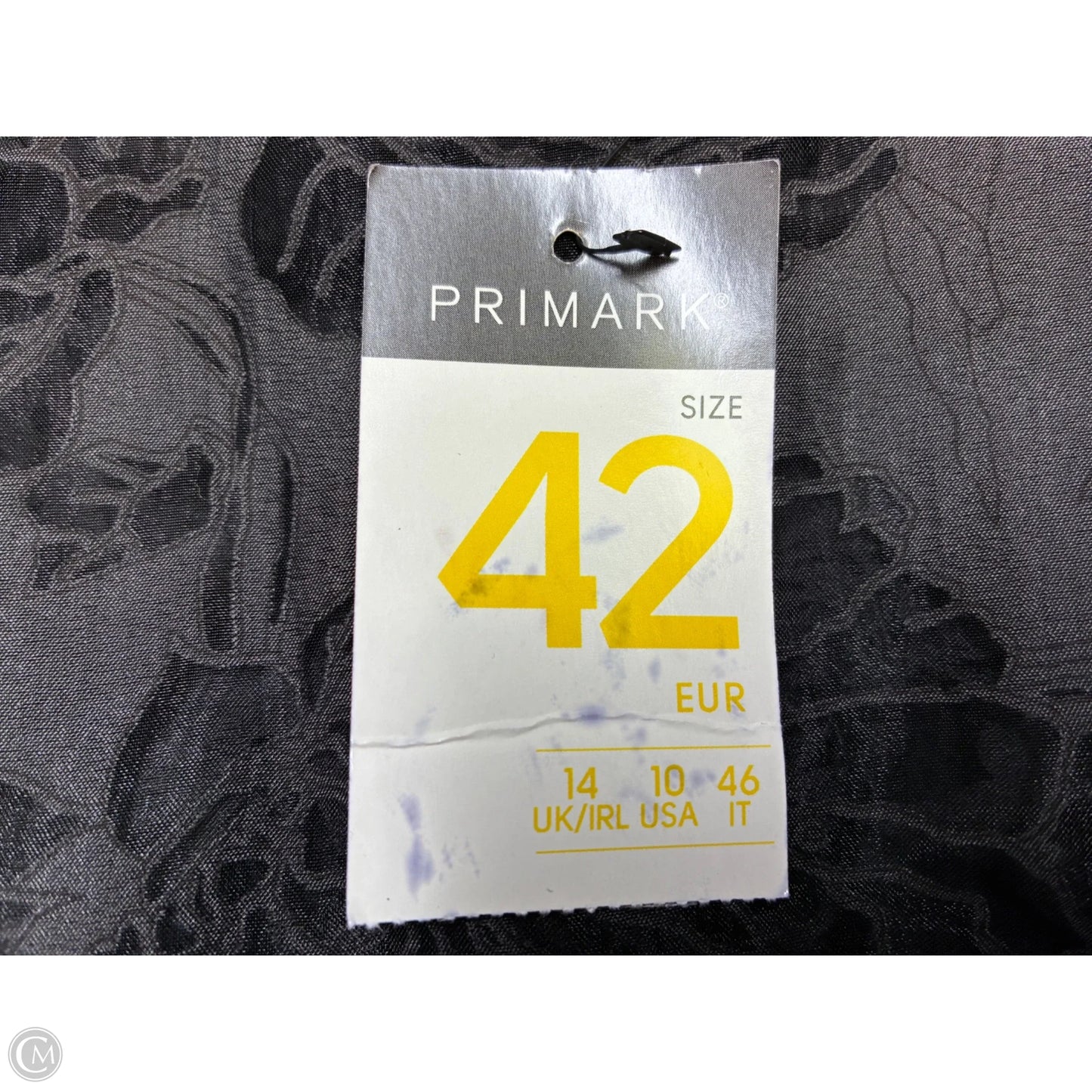 Blouse Short Sleeve By Primark In Black, Size: M