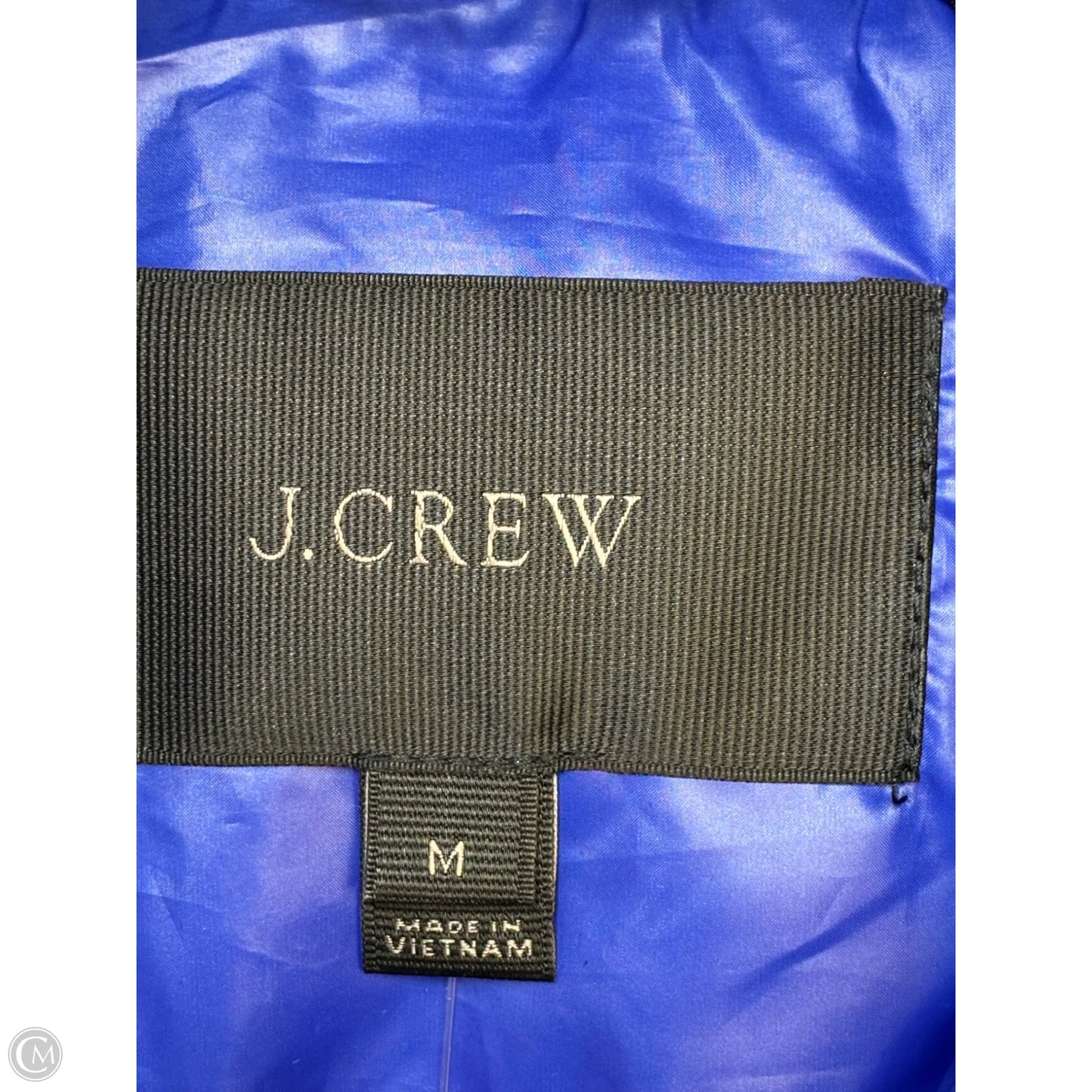 Vest Puffer & Quilted By J. Crew In Blue, Size: M