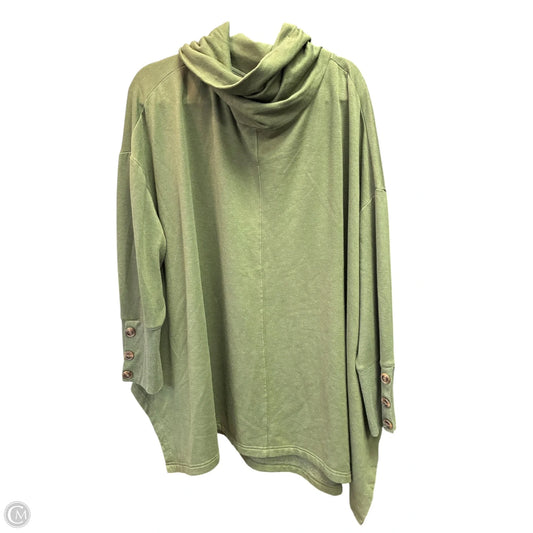 Sweatshirt Collar By The Sweatshirt Project In Green, Size: 3x