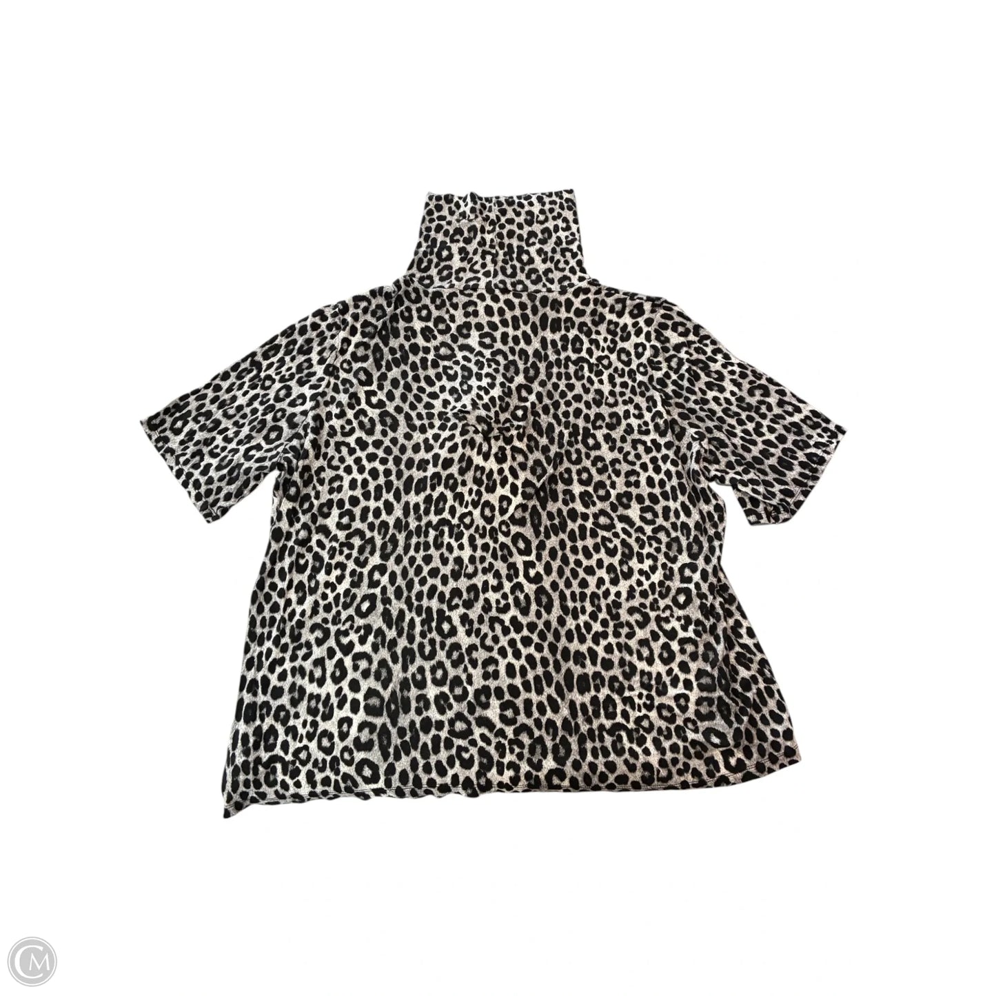 Top Short Sleeve By Michael By Michael Kors In Animal Print, Size: 3x