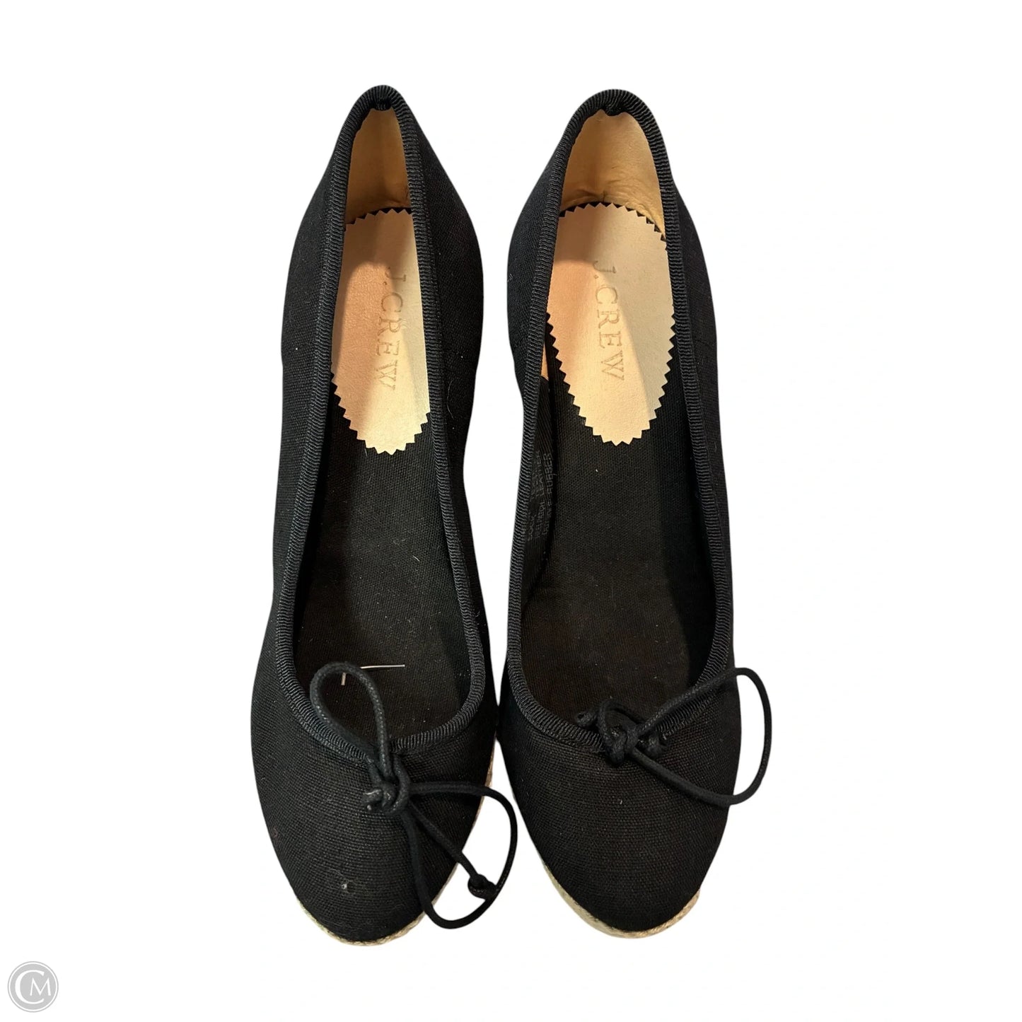 Shoes Heels Wedge By J. Crew In Black & Tan, Size: 6