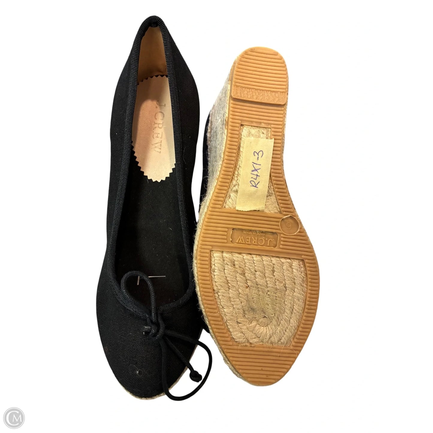 Shoes Heels Wedge By J. Crew In Black & Tan, Size: 6