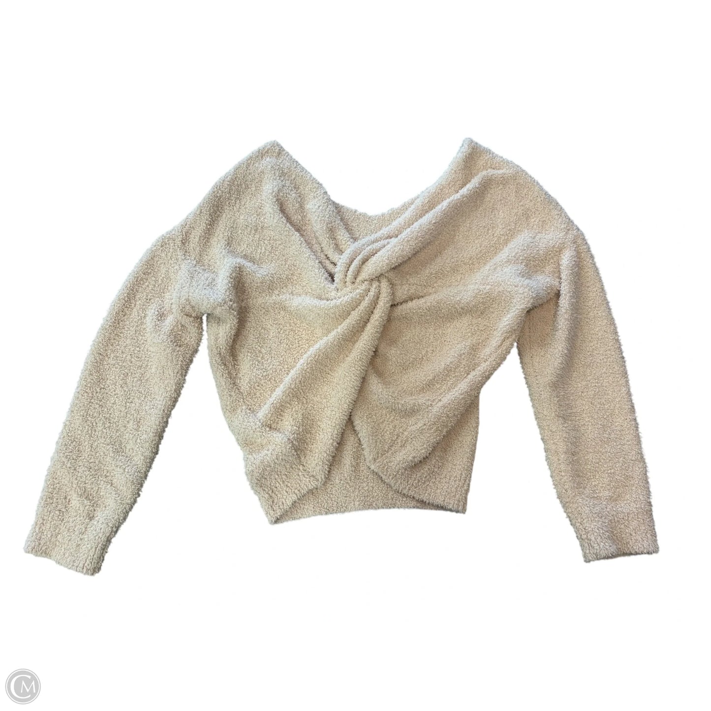 Sweater By Top Style In Beige, Size: S