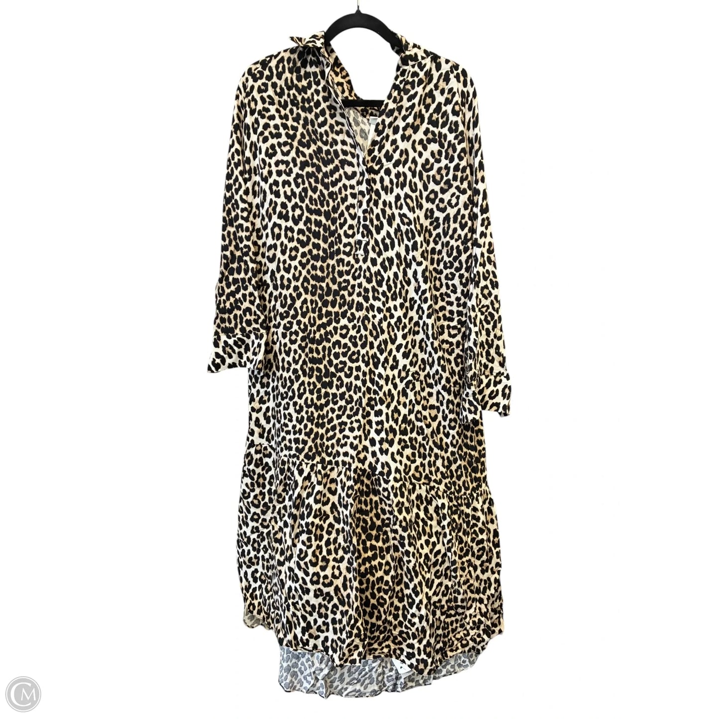 Dress Casual Short By H&m In Animal Print, Size: Xl