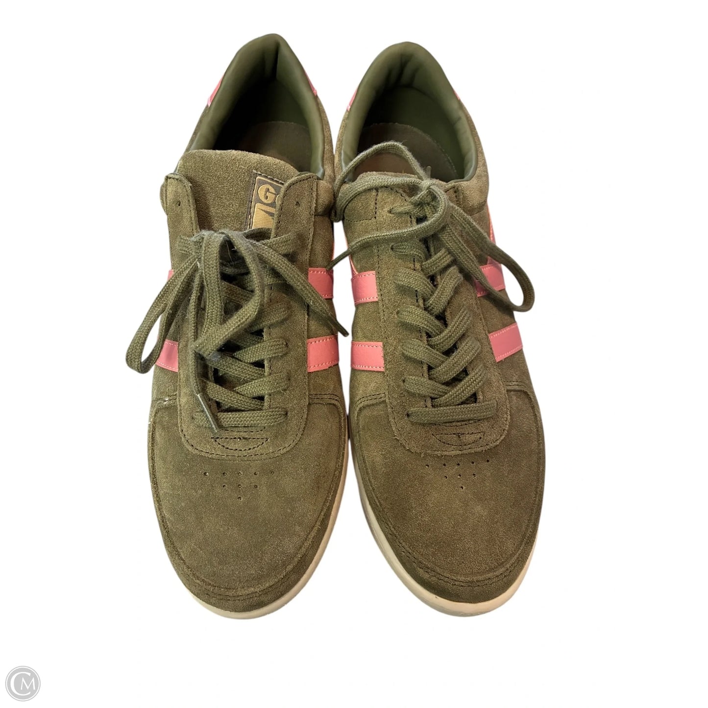 Shoes Sneakers Platform By Gola In Green & Pink, Size: 11
