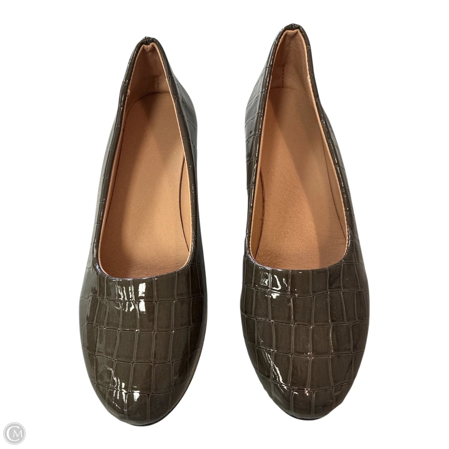Shoes Heels Wedge By Love In Brown, Size: 9