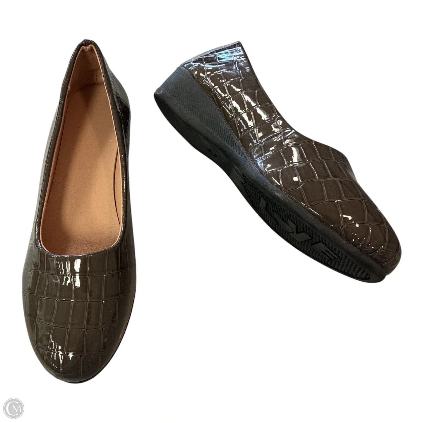 Shoes Heels Wedge By Love In Brown, Size: 9