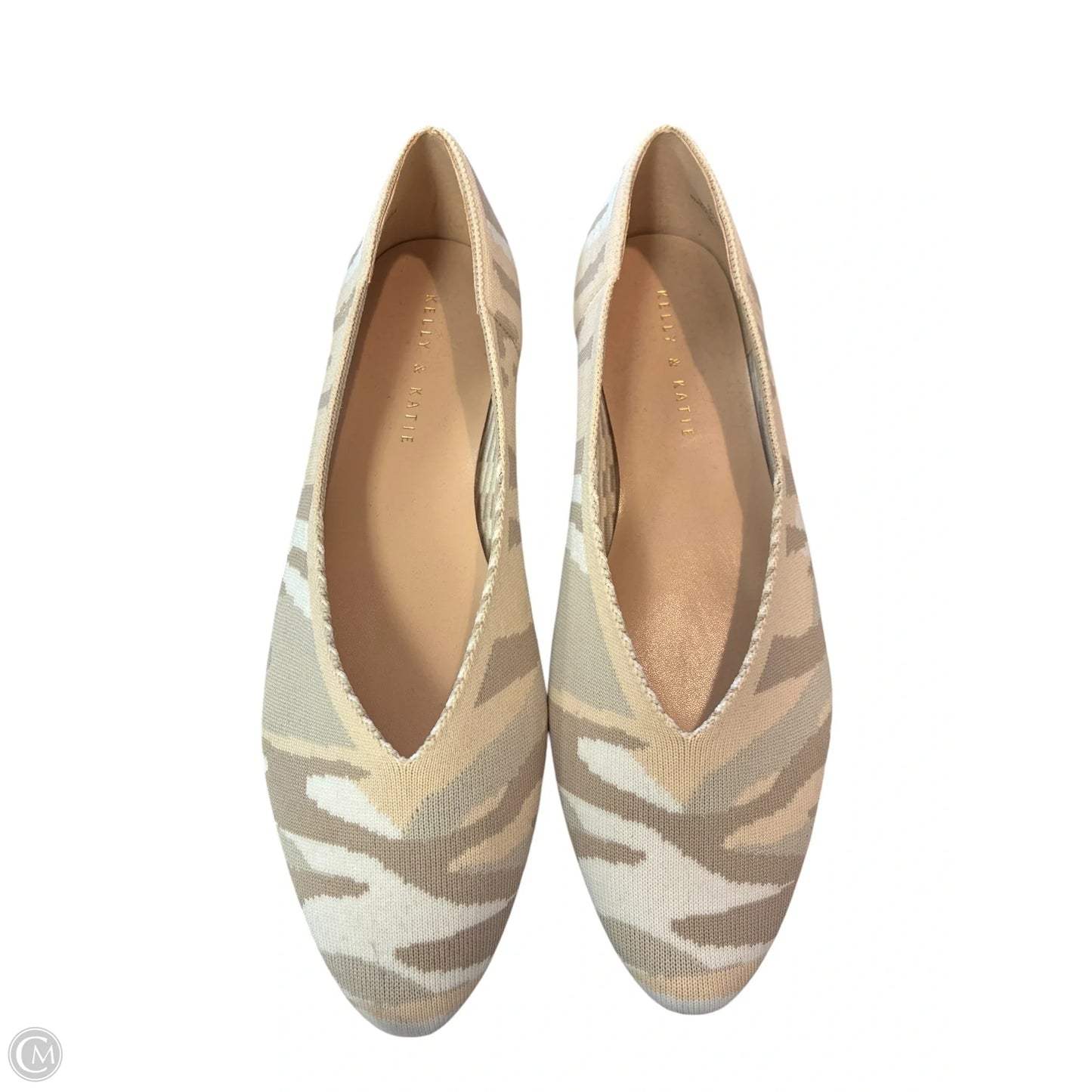 Shoes Flats By Kelly And Katie In Beige, Size: 9.5