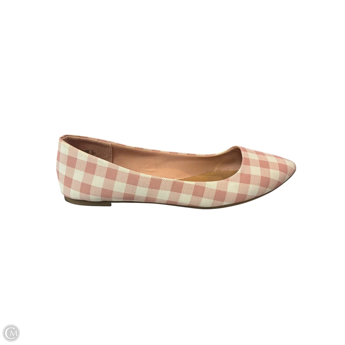 Shoes Flats By Christian Siriano In Pink & White, Size: 9
